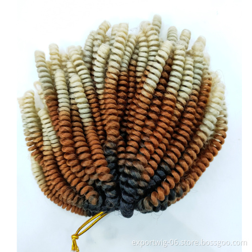 Spring Twist Hair Passion Twist Crochet Hair Braiding Hair Pre looped Crochet Braids Pre twisted Synthetic Crochet Colored Weave